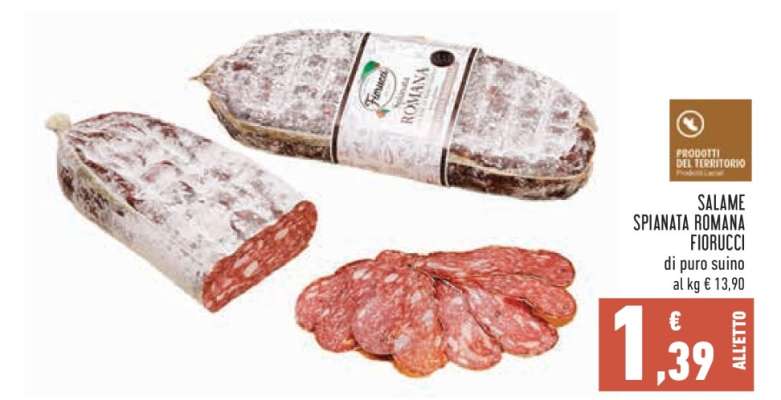 Salame Spianata Romana Fiorucci