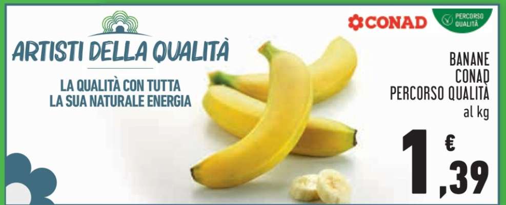 Banane Conad Percorso Qualità