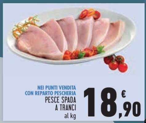 PESCE SPADA A TRANCI
