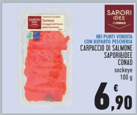 CARPACCIO DI SALMONE SAPORI&IDEE CONAD