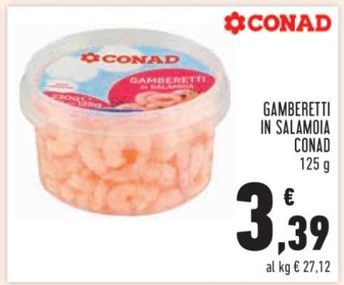 Gamberetti in Salamoia Conad