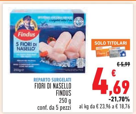 FIORI DI NASELLO FINDUS