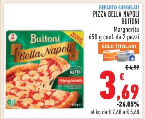 Pizza Bella Napoli Buitoni