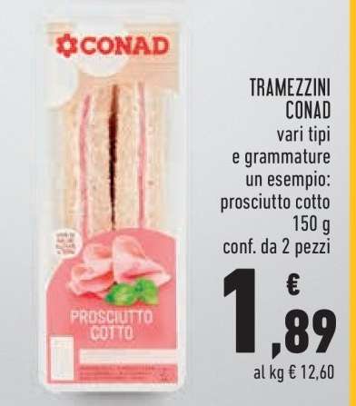 TRAMEZZINI CONAD