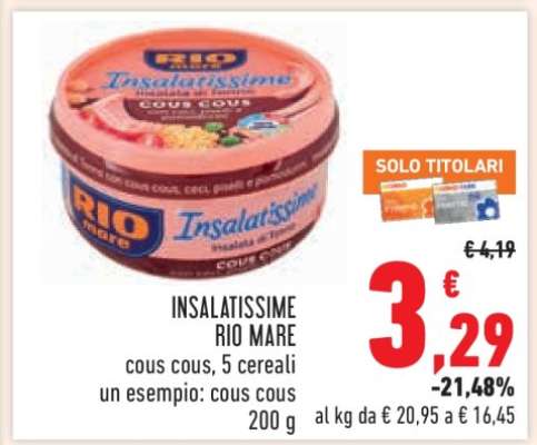 Insalatissime Rio Mare