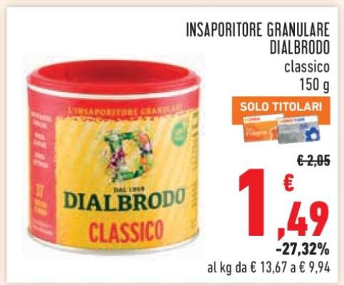 INSAPORITORE GRANULARE DIALBRODO