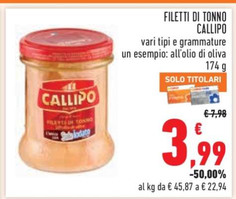 Filetti di Tonno Callipo