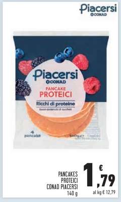 PANCAKES PROTEICI CONAD PIACERSI