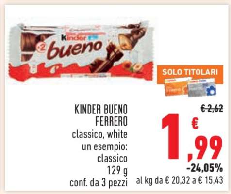 KINDER BUENO FERRERO