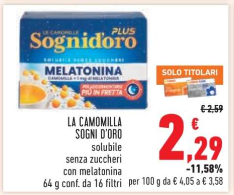 La Camomilla Sogni d'Oro