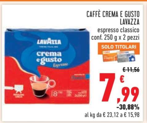 CAFFÈ CREMA E GUSTO LAVAZZA