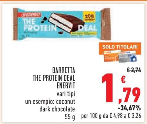 BARRETTA THE PROTEIN DEAL ENERVIT