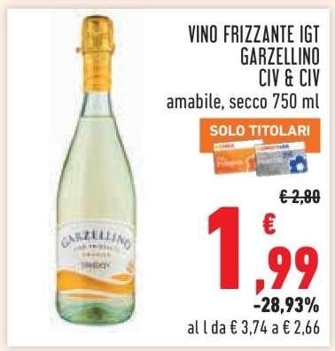VINO FRIZZANTE IGT GARZELLINO CIV & CIV