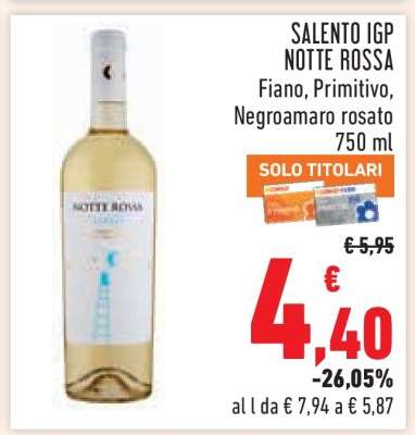 SALENTO IGP NOTTE ROSSA