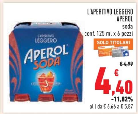 L'APERITIVO LEGGERO APEROL