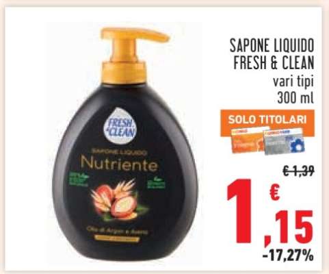 Sapone Liquido Fresh & Clean