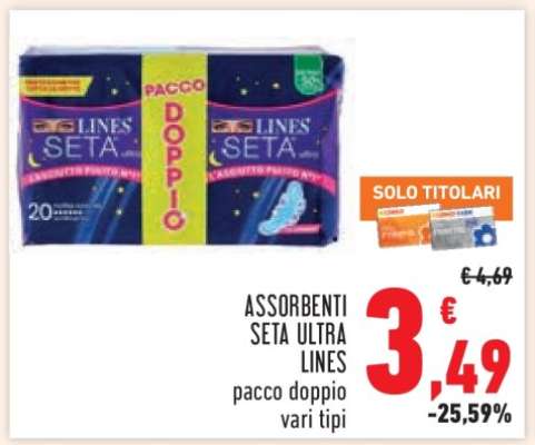 Assorbenti Seta Ultra Lines