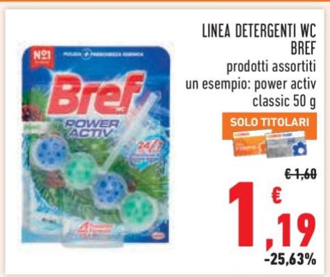 LINEA DETERGENTI WC BREF