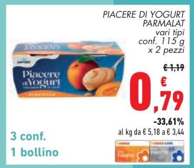 PIACERE DI YOGURT PARMALAT