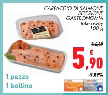 CARPACCIO DI SALMONE SELEZIONE GASTRONOMIA
