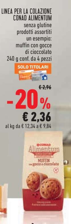 CONAD ALIMENTUM Muffin