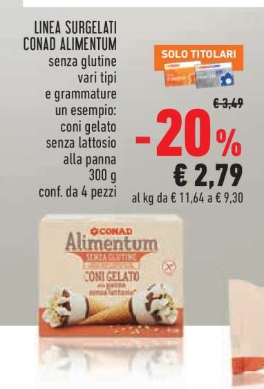 LINEA SURGELATI CONAD ALIMENTUM