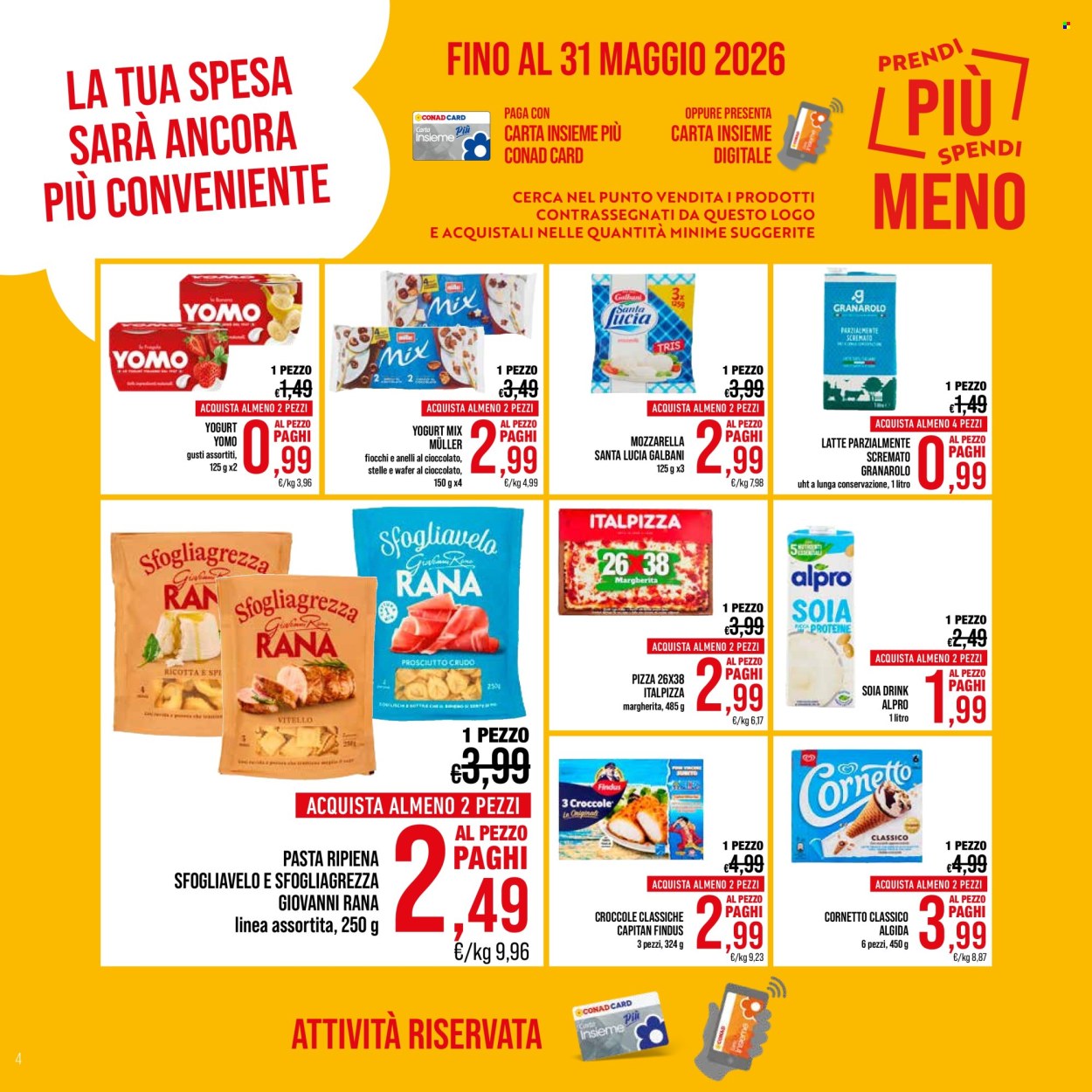 Volantino Spesa Facile Conad - 1/5/2026 - 31/5/2026. Pagina 4