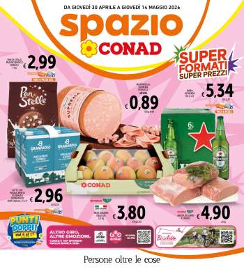 Volantino Spazio Conad - 30/4/2026 - 14/5/2026.