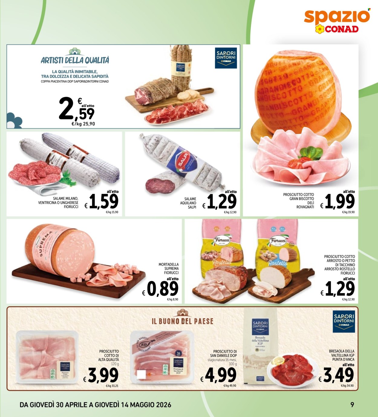 Volantino Spazio Conad - 30/4/2026 - 14/5/2026. Pagina 9