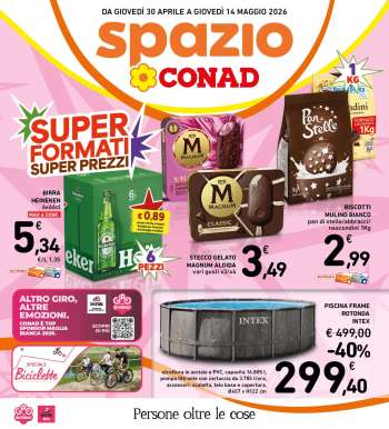 Volantino Spazio Conad - 30/4/2026 - 14/5/2026.