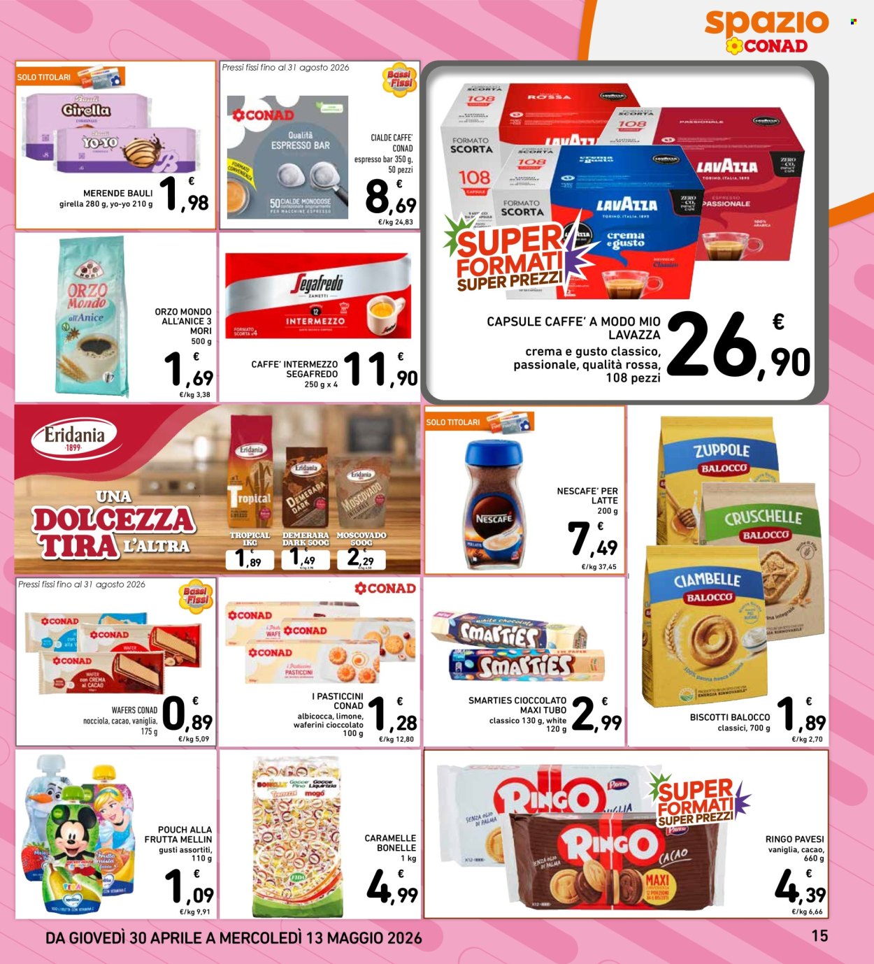 Volantino Spazio Conad - 30/4/2026 - 13/5/2026. Pagina 15