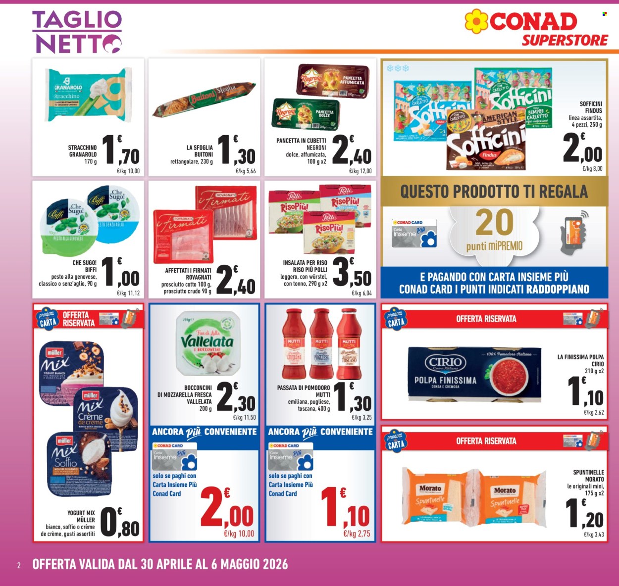 Volantino Conad Superstore - 30/4/2026 - 6/5/2026. Pagina 2