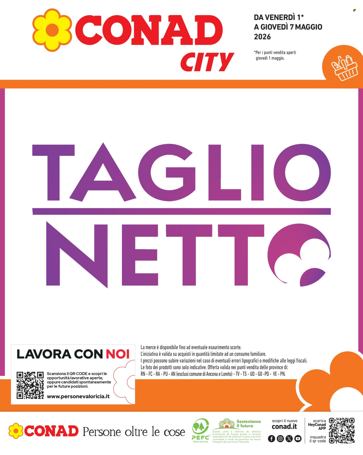 Volantino Conad City - 1/5/2026 - 7/5/2026. Pagina 1