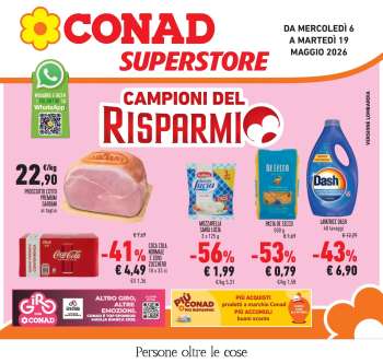 Volantino Conad Superstore - 6/5/2026 - 19/5/2026.