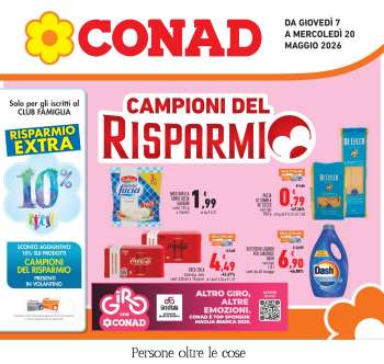 Volantino Conad - 7/5/2026 - 20/5/2026.