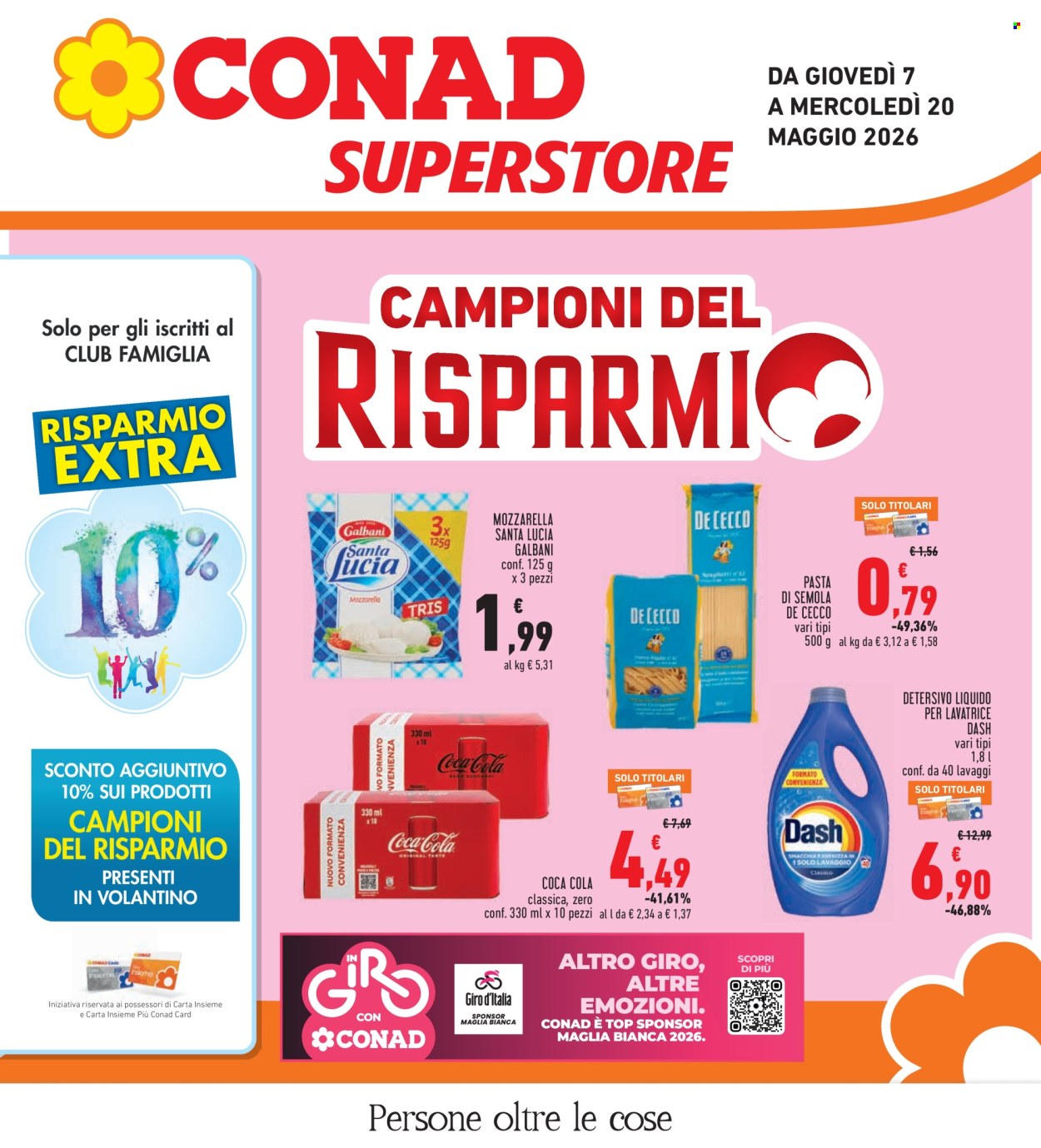 Volantino Conad Superstore - 7/5/2026 - 20/5/2026. Pagina 1