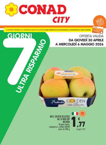 Volantino Conad City - 30/4/2026 - 6/5/2026.