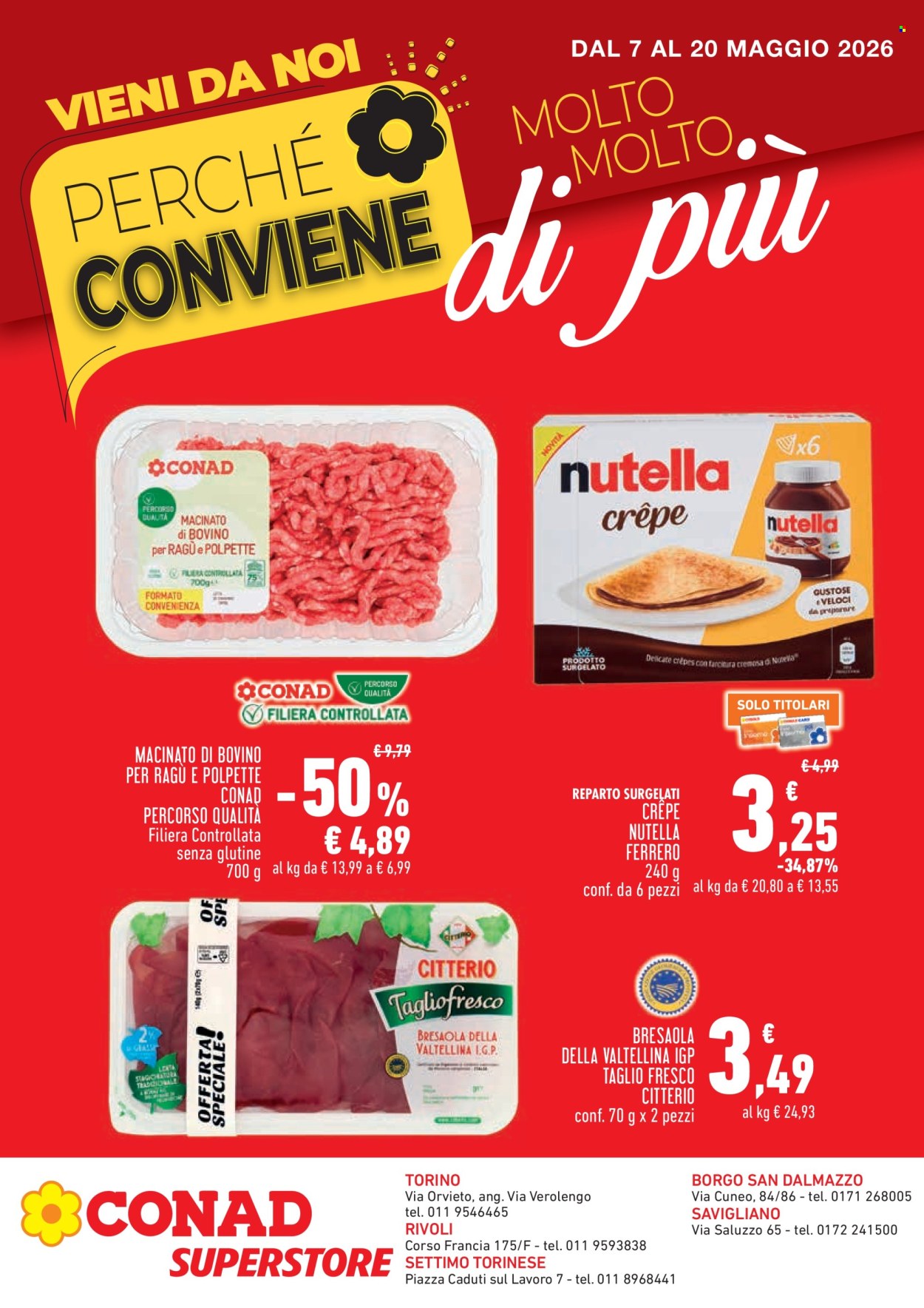 Volantino Conad - 7/5/2026 - 20/5/2026. Pagina 1