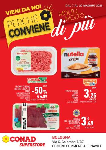 Volantino Conad Superstore - 7/5/2026 - 20/5/2026.