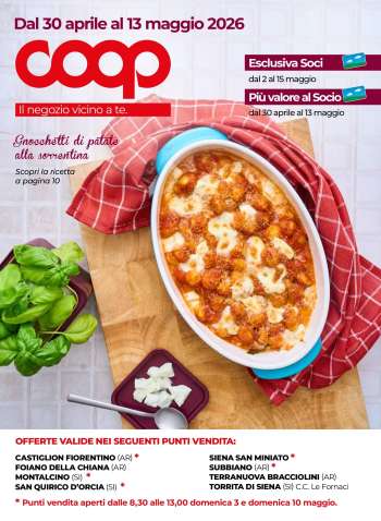 Volantino Coop - 30/4/2026 - 13/5/2026.