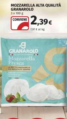 Mozzarella Alta Qualità Granarolo