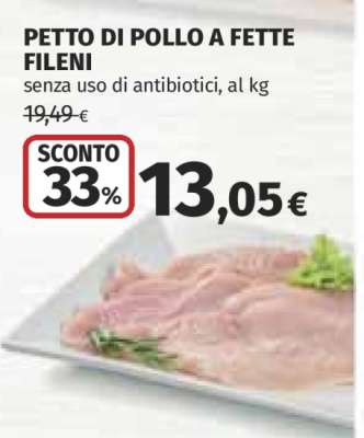 PETTO DI POLLO A FETTE FILENI