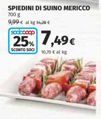 SPIEDINI DI SUINO MERICCO