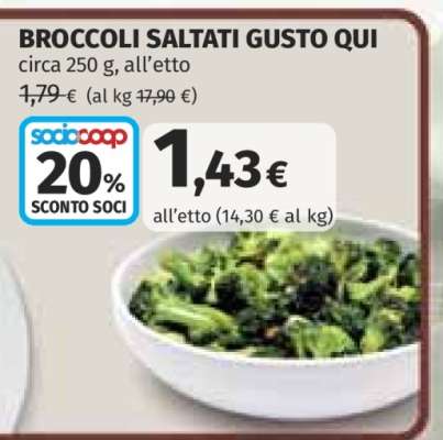 BROCCOLI SALTATI GUSTO QUI