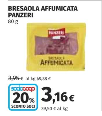 Bresaola Affumicata Panzeri