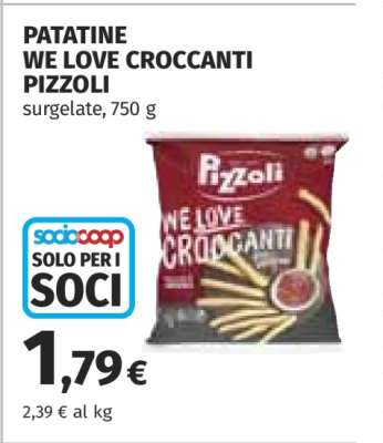 PATATINE WE LOVE CROCCANTI PIZZOLI