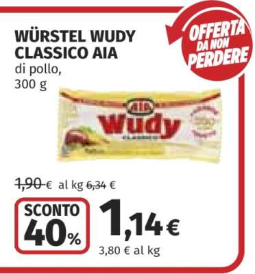 WÜRSTEL WUDY CLASSICO AIA