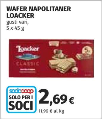 Wafer Napolitaner Loacker