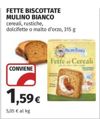Fette Biscottate Mulino Bianco