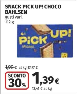 SNACK PICK UP! CHOCO BAHLSEN